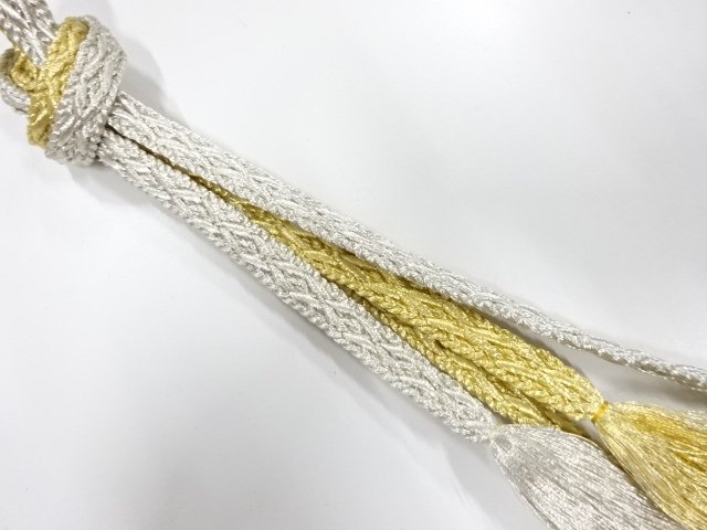 JAPANESE KIMONO / HAND-TIED OBIJIME